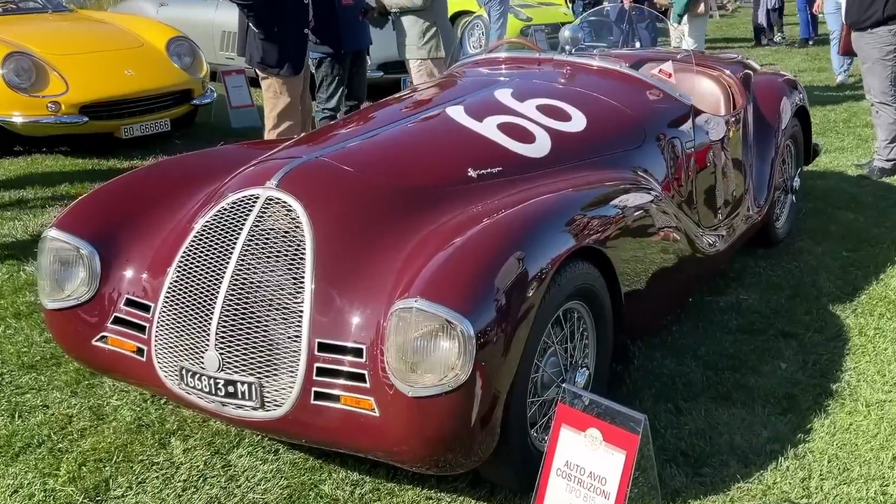 Svelata al concorso d'eleganza la prima Ferrari mai costruita, la più ...