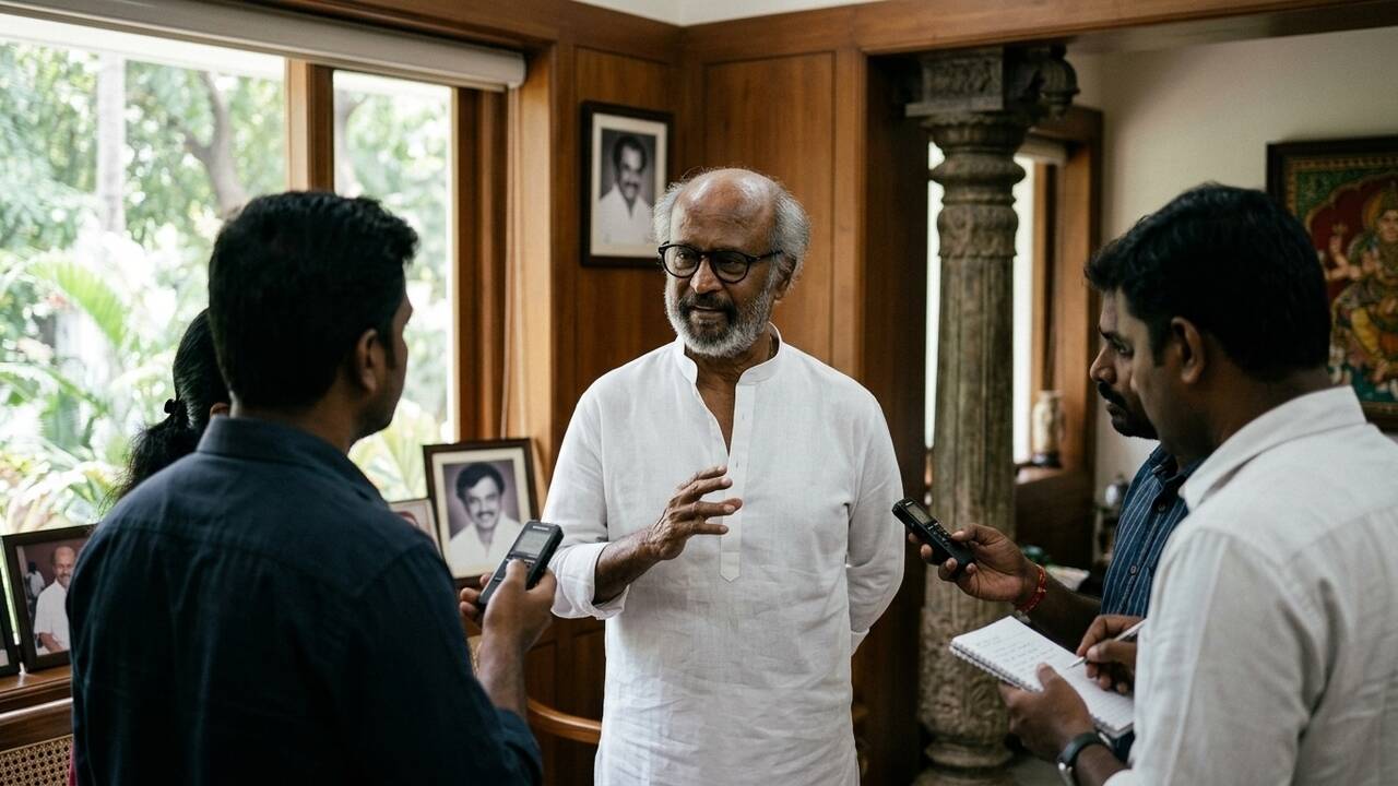 Rajinikanth addresses meeting with MK Stalin following CM Vijay's ...
