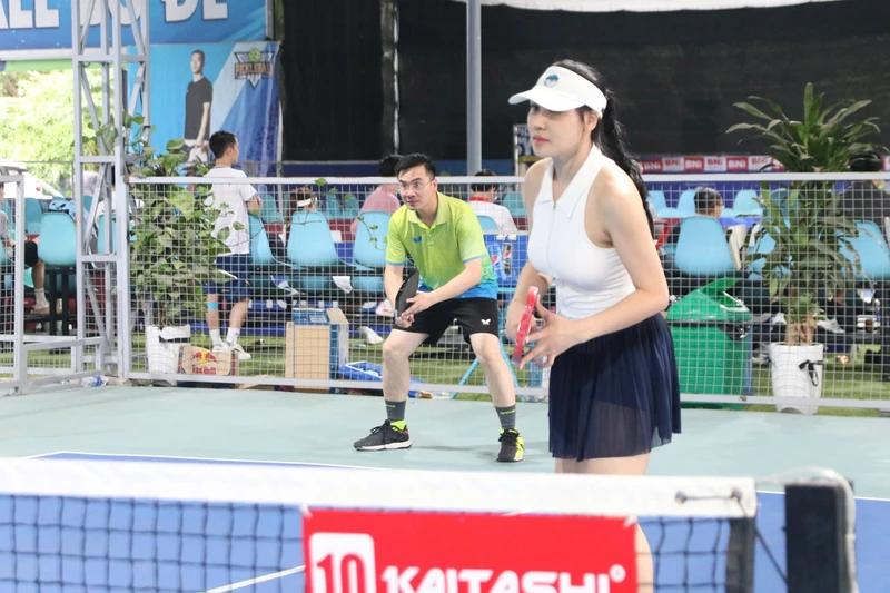 Sôi nổi giải pickleball thanh niên 'Đại đoàn kết'