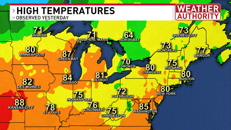 Summer feeling weekend, then near record heat this week, severe storm ...