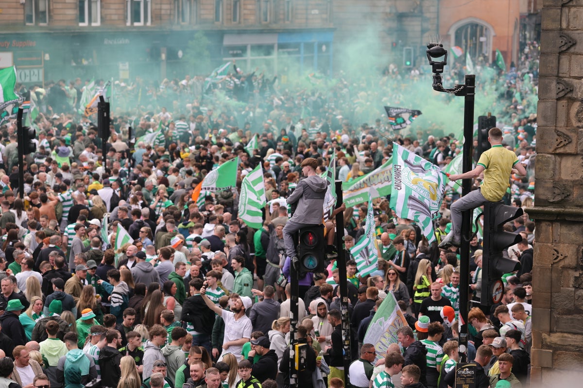 Police chief condemns attacks on officers after Celtic's title win