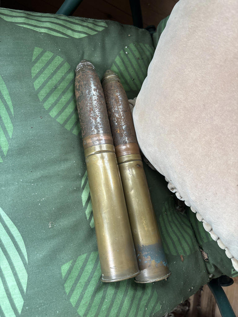 I was helping clean out my gran’s garage – and then I had to call in ...