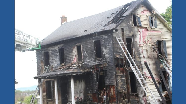 Crews tackle intense house fire in Franklin County
