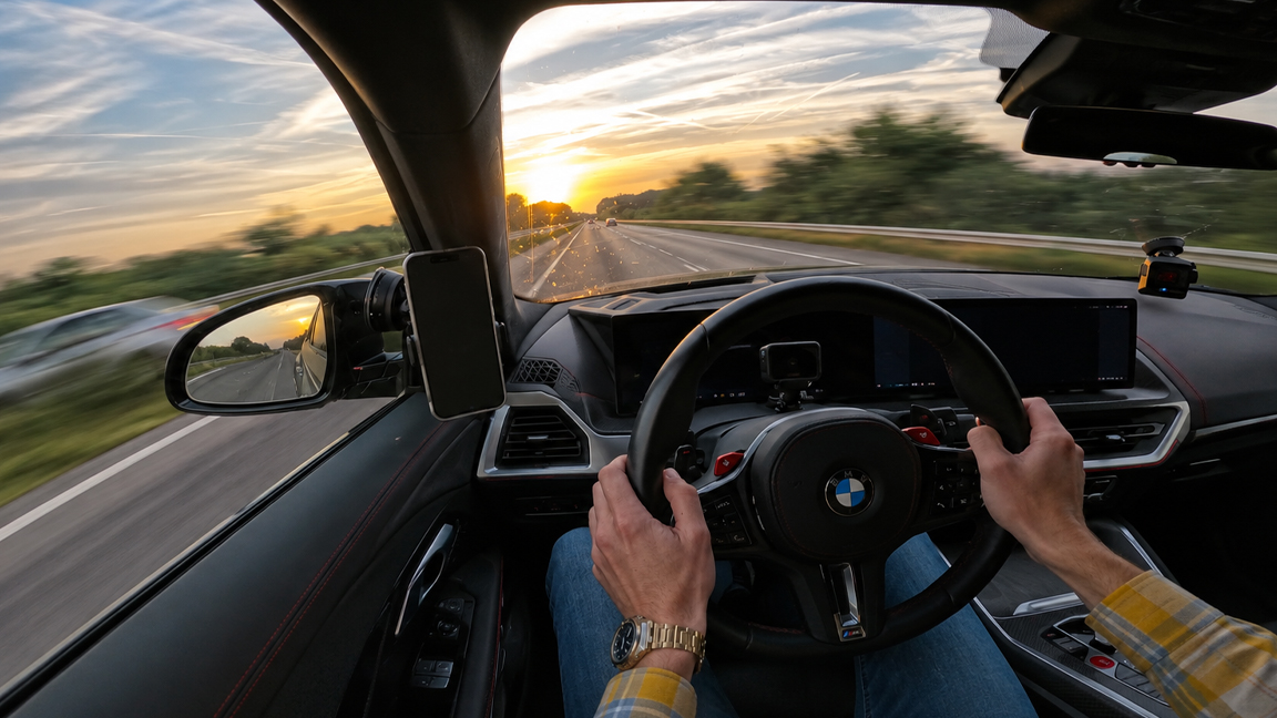 BMW XM Label Red reaches top speed on the Autobahn