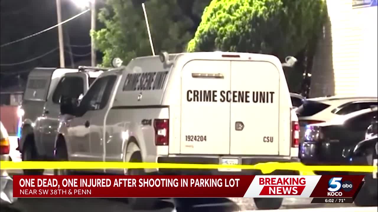 1 dead, 1 injured after shooting in parking lot in SW OKC overnight