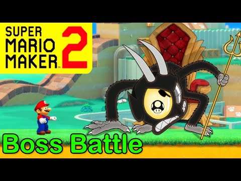 The Devil's Cuphead boss fight gets recreated in Mario Maker 2