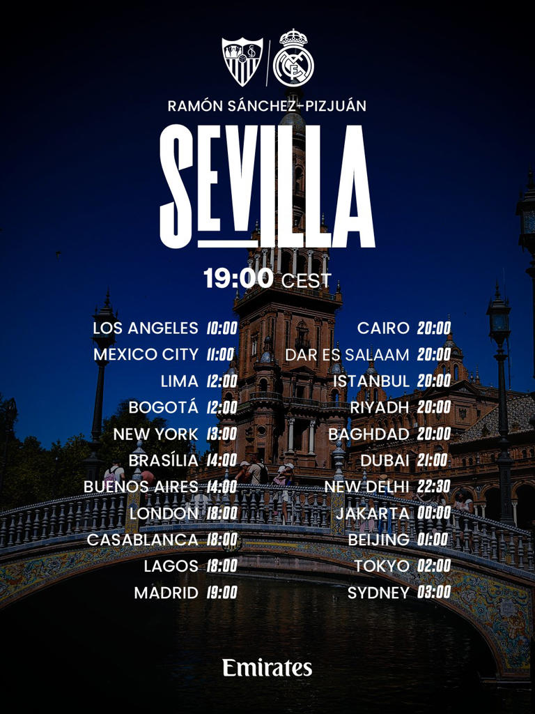 Sevilla vs. Real Madrid EN VIVO. Partido HOY LaLiga jornada 37 2026