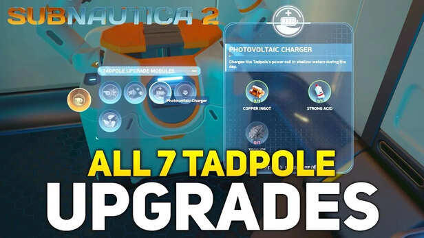 All tadpole upgrades in Subnautica 2 and how to unlock every module