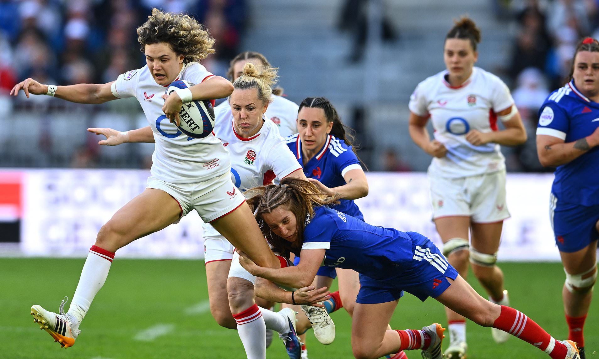 England thrash France to secure fifth straight Women's Six Nations Grand Slam