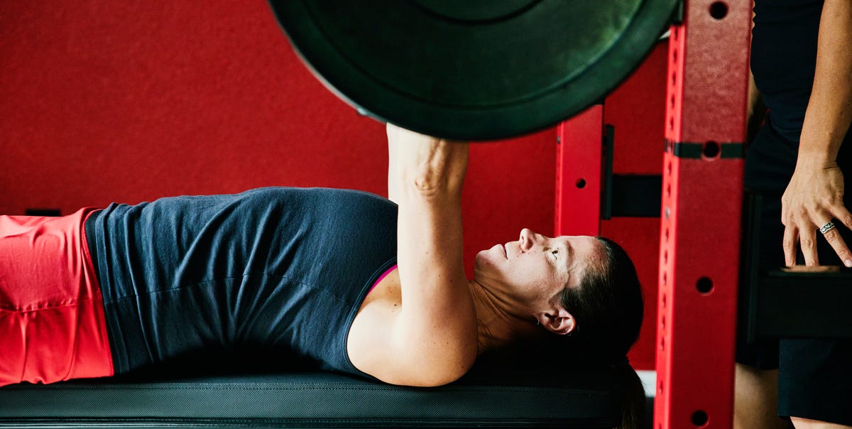 The bench press is one of the best upper-body strength exercises – here ...