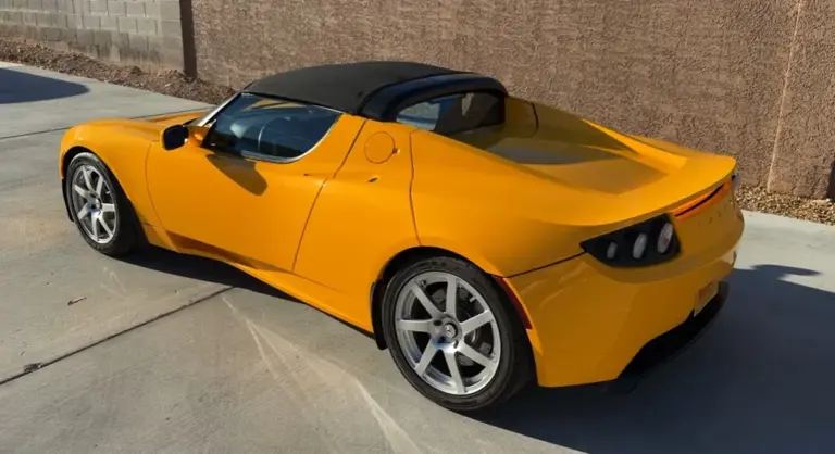Man who bought world's first electric sports car with Tesla stock ...