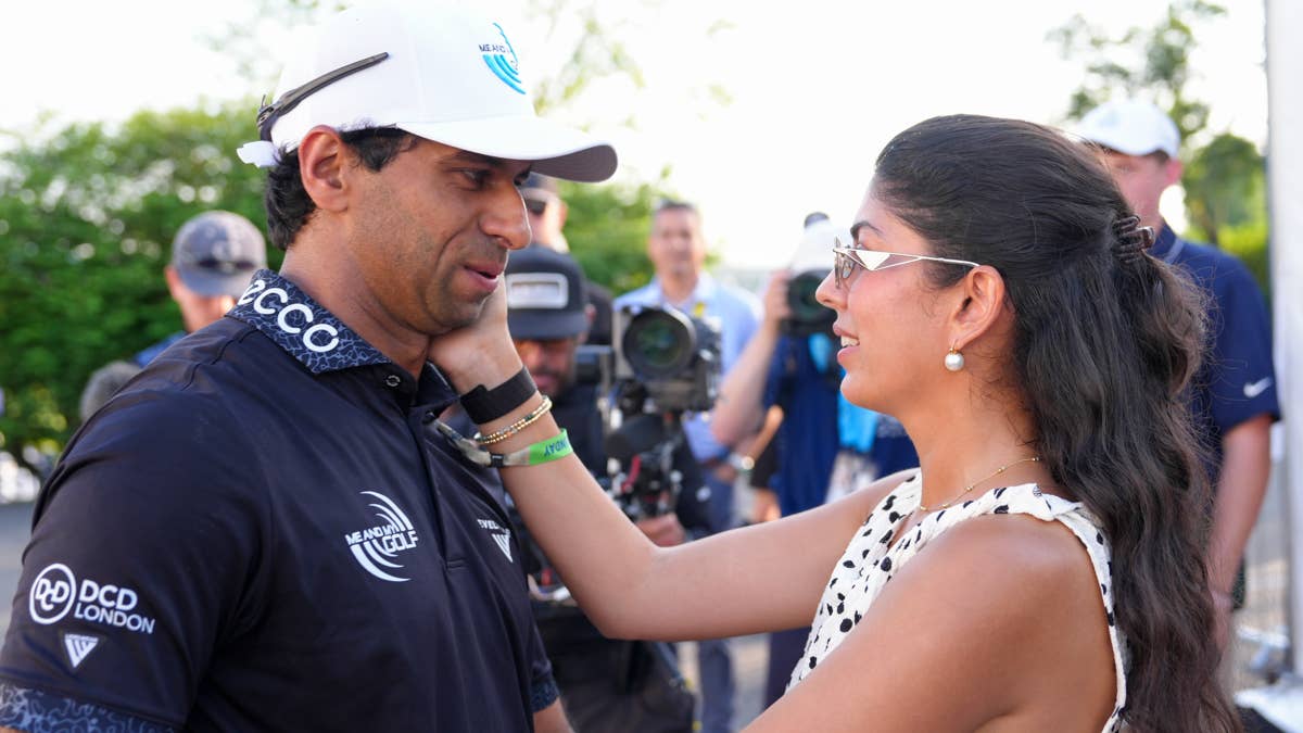 Video of Aaron Rai's wife goes viral after PGA Championship