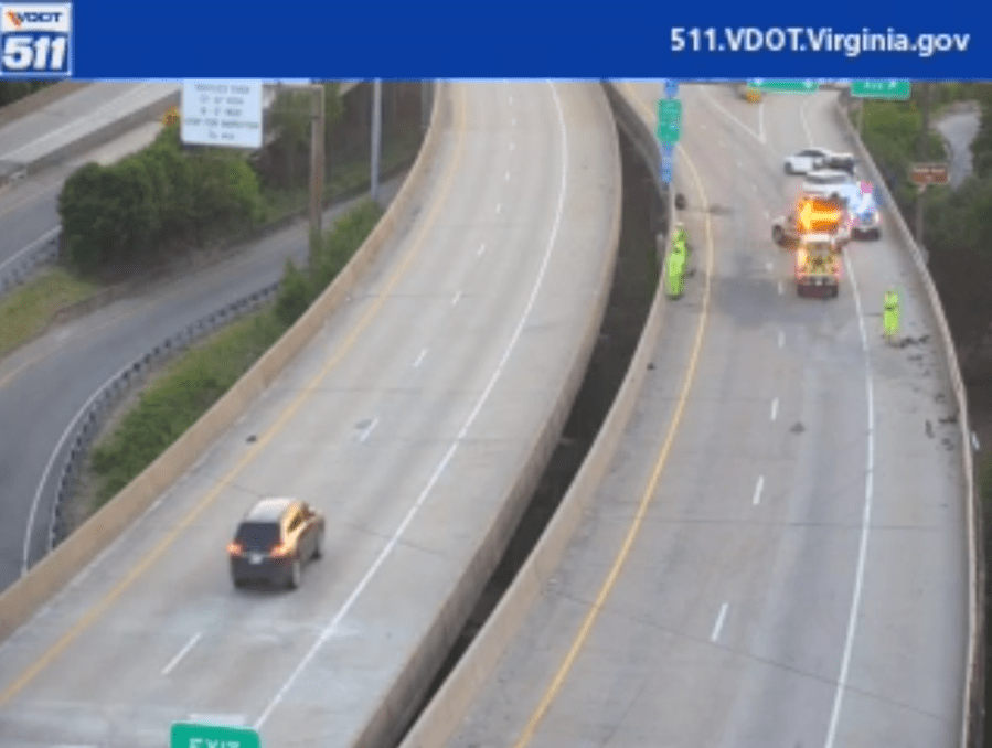 Lanes reopen following multi-vehicle crash on I-264W in Norfolk