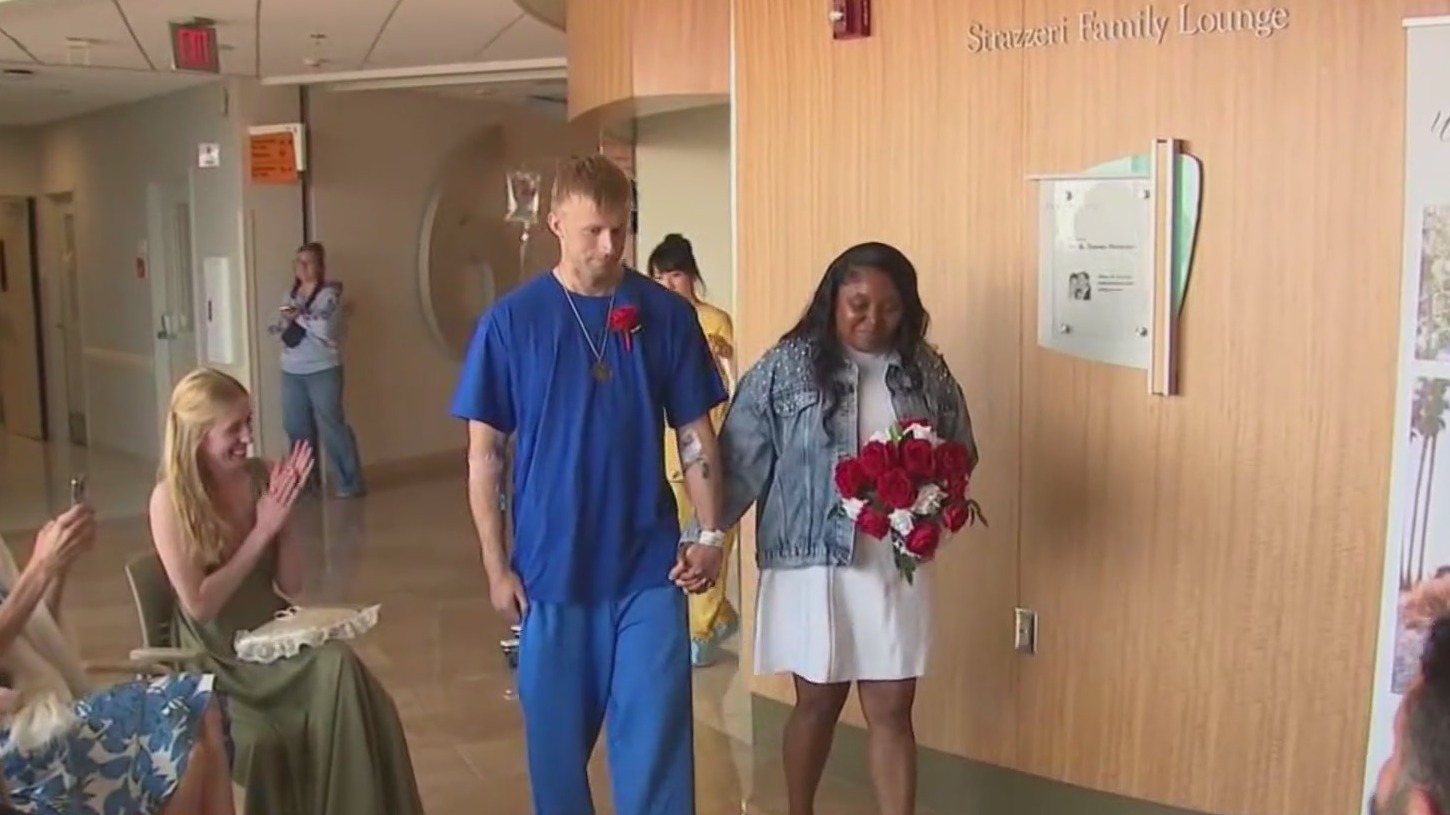 Sheriff's Deputy gets married at Sharp Memorial after life-threatening ...