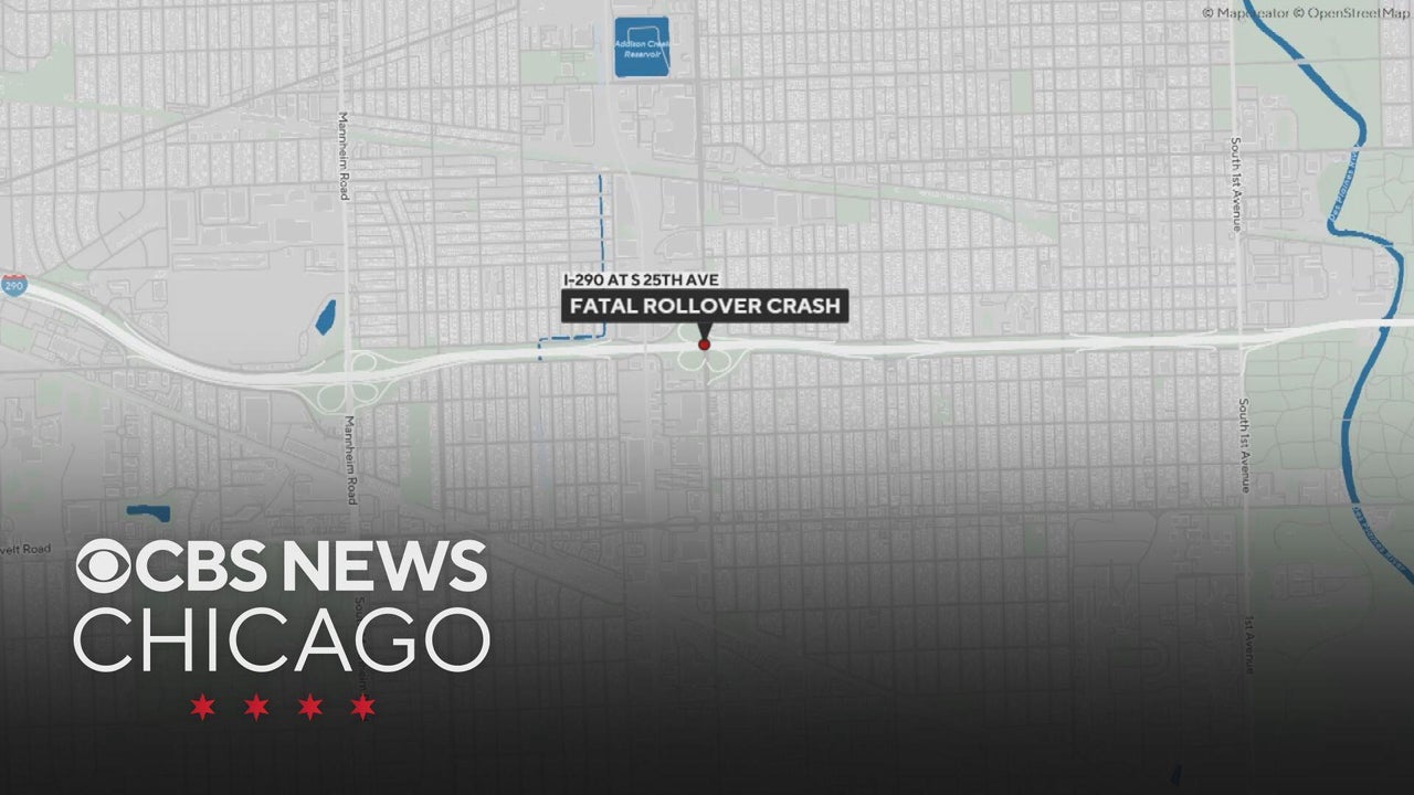 Westbound lanes of Eisenhower reopen hours after fatal rollover crash
