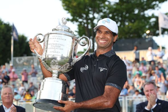 England's Aaron Rai wins stunning PGA Championship as Rory McIlory ...