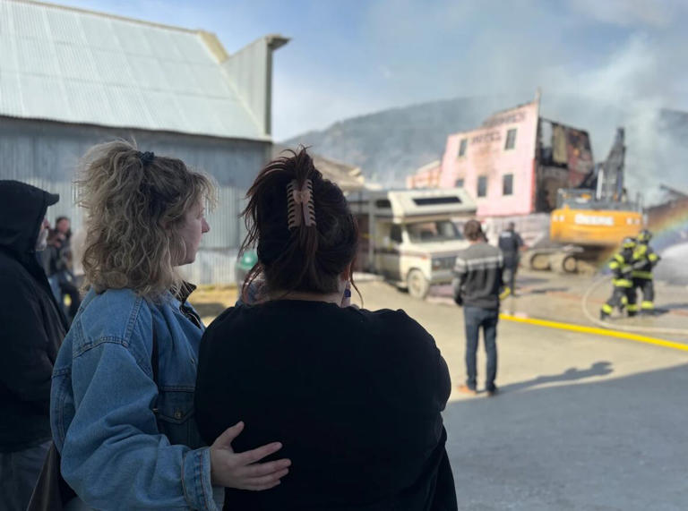Devastation in Dawson City, Yukon, as iconic hotel is razed by fire
