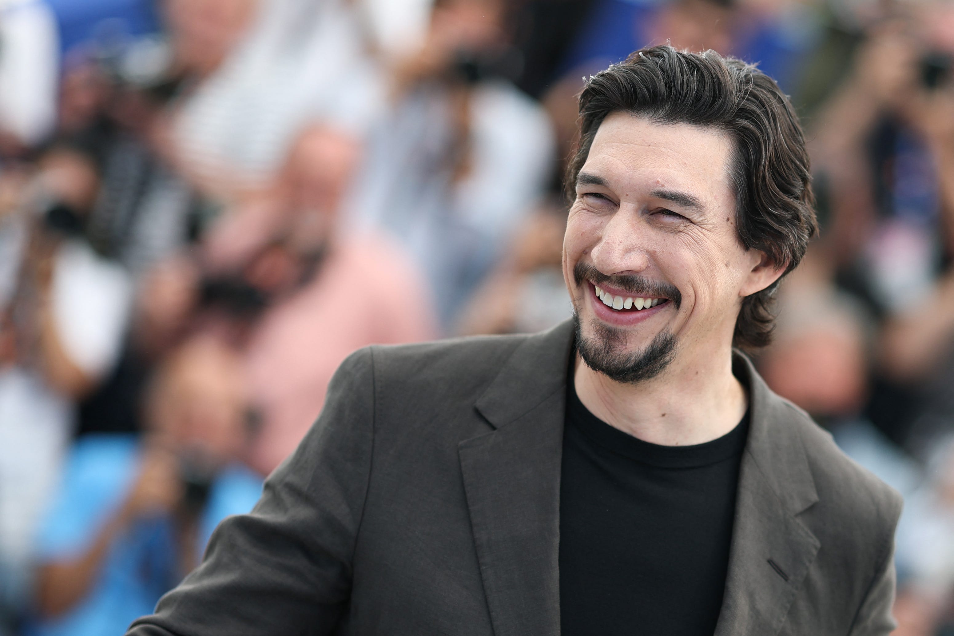 Adam Driver reacts to question about Lena Dunham's memoir claims