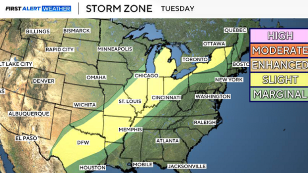 Monday, Tuesday to be First Alert Weather Days for North Texas storm ...