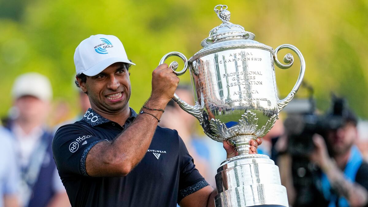 Aaron Rai runs away with PGA Championship for his 1st major title