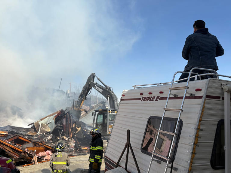 Devastation in Dawson City, Yukon, as iconic hotel is razed by fire
