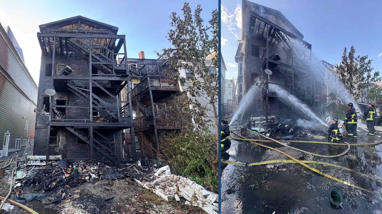 Fire crews knock down huge blaze in East Boston