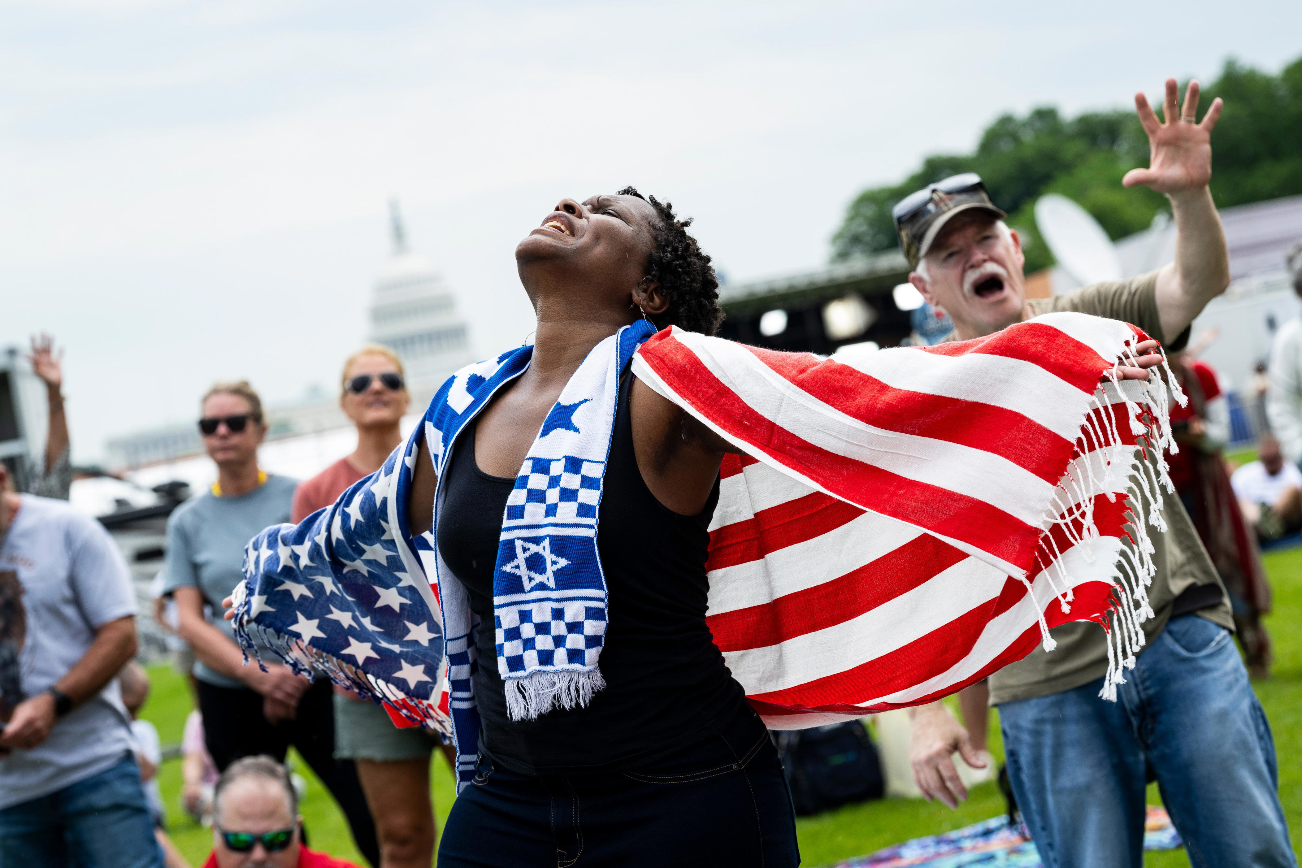 Photos from Trump's national prayer event in Washington