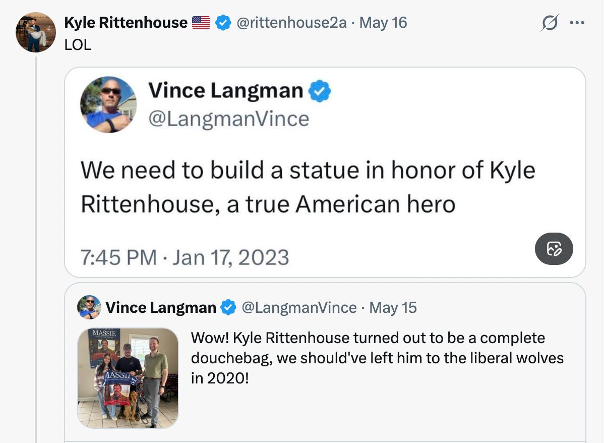MAGA piles onto Kyle Rittenhouse over 'loser' move
