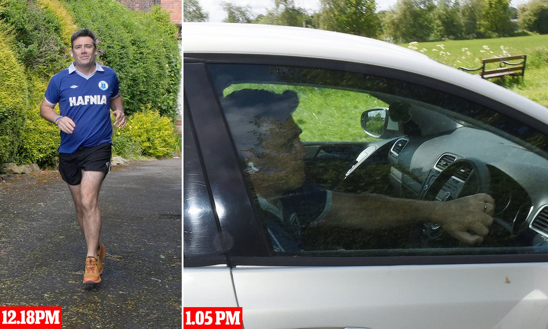 Burnham is in the running... but why did the jogging mayor drive home?
