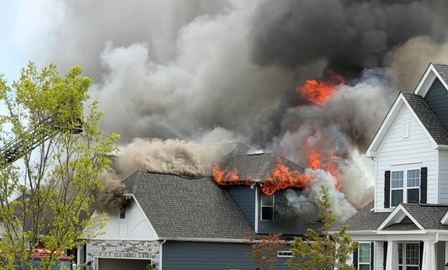 3 firefighters injured while battling massive house fire just south of ...