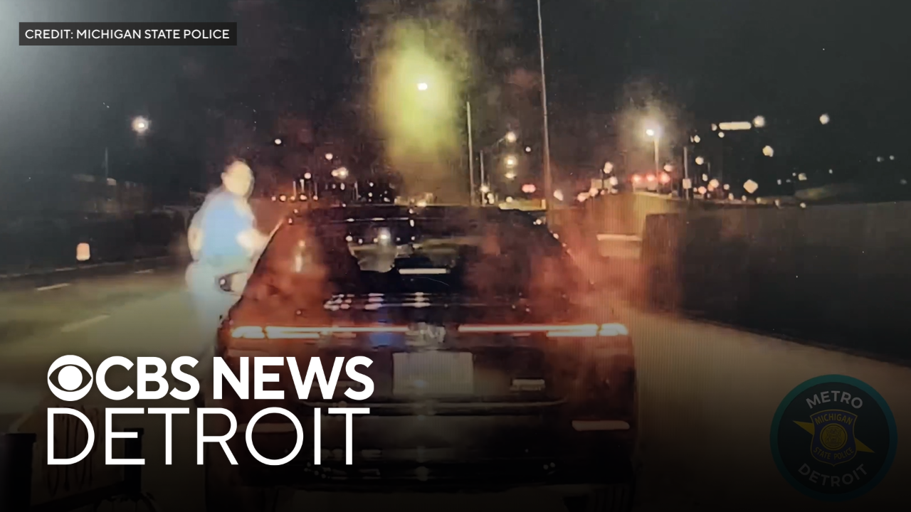 Michigan State Police car rear-ended, prank nearly turns fatal and ...
