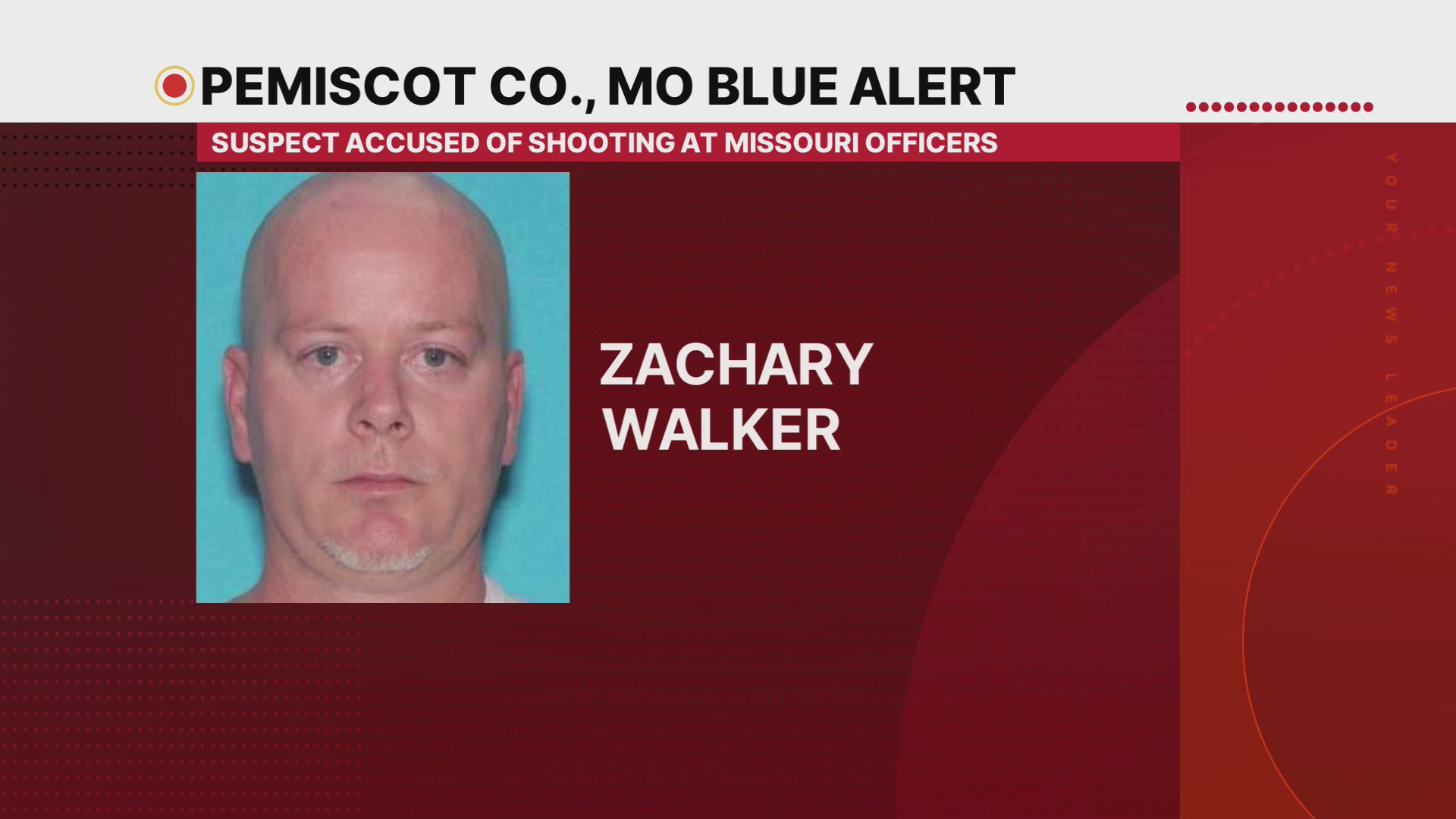 Blue alert issued after suspect accused of shooting at Missouri officers