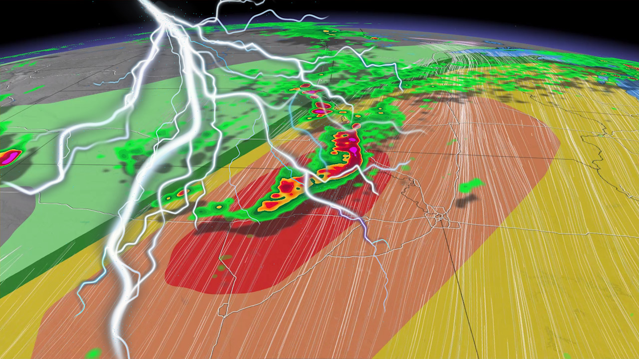 Dangerous severe storm setup threatens very large hail, wildfire risk