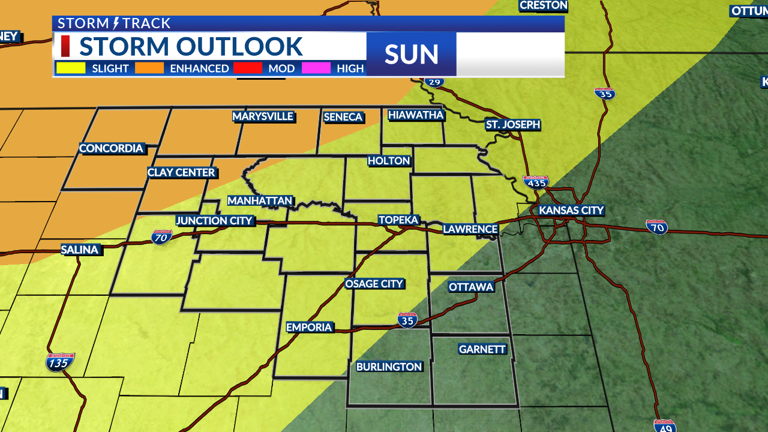 Increasing severe weather risk tonight and more so on Monday