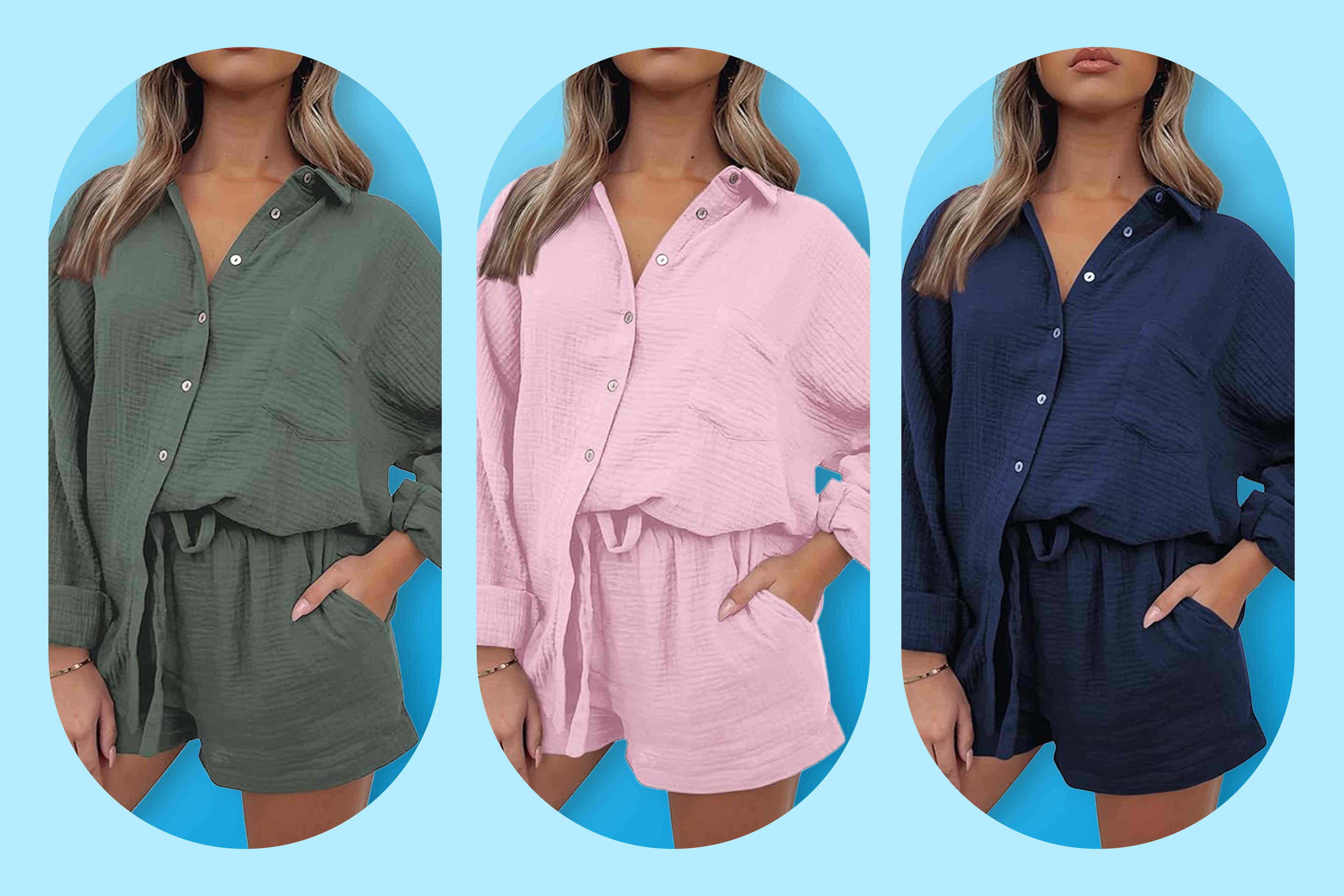 This matching loungewear set is ideal to throw on and run errands — it ...