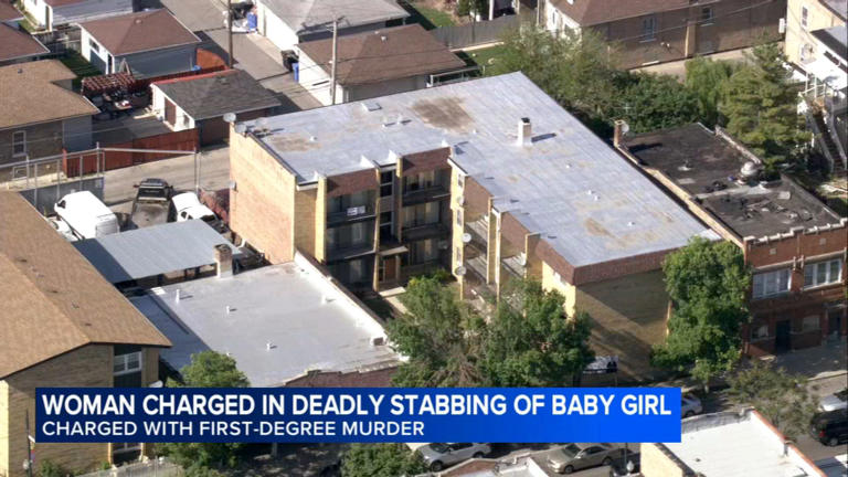 Woman charged after stabbing baby girl to death, jumping out of window ...