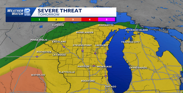 Strong storm chances return to southeast Wisconsin Monday into Tuesday