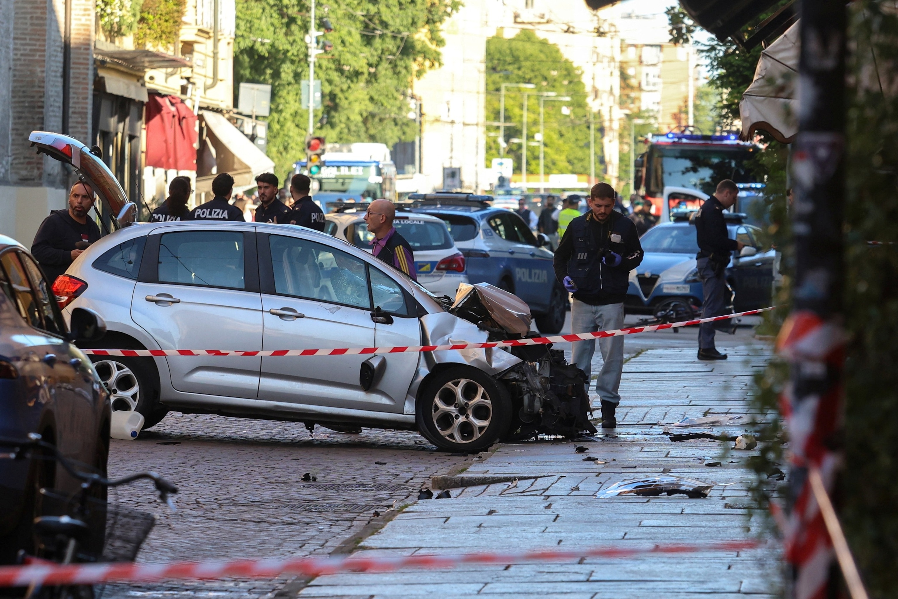 8 wounded after driver plows into crowd in Italian city: Officials