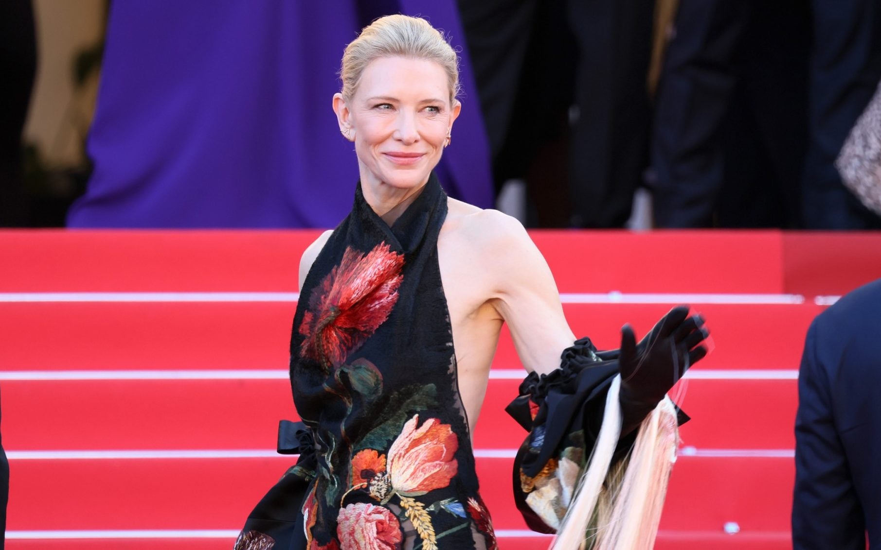 Cannes Film Festival 2026: Cate Blanchett turns heads in fringed leather gloves