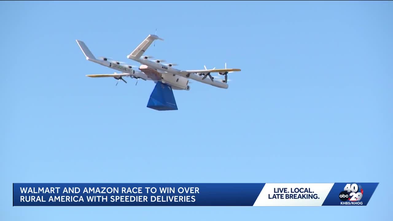 Walmart and Amazon race to win over rural America with speedier deliveries