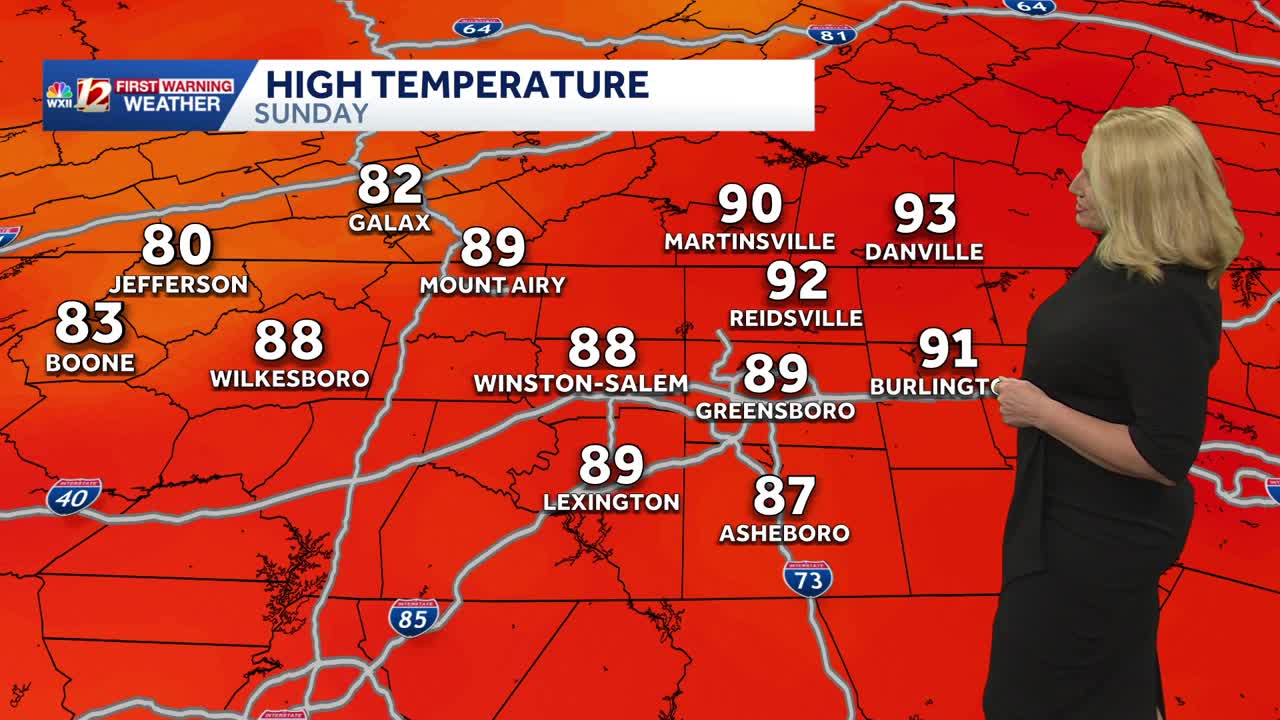 Heat wave in North Carolina, May 17 update | 90s and sunshine until ...