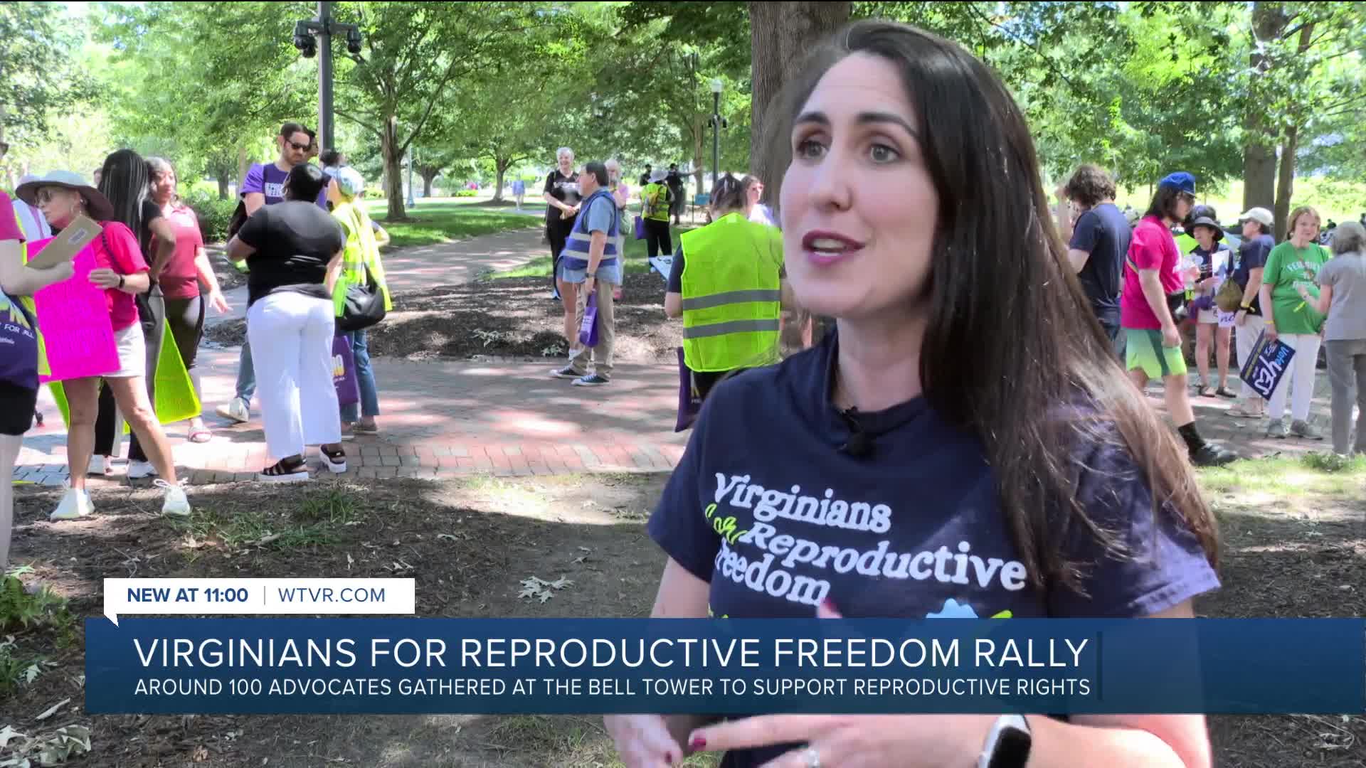 Virginians rally for reproductive freedom ahead of November vote