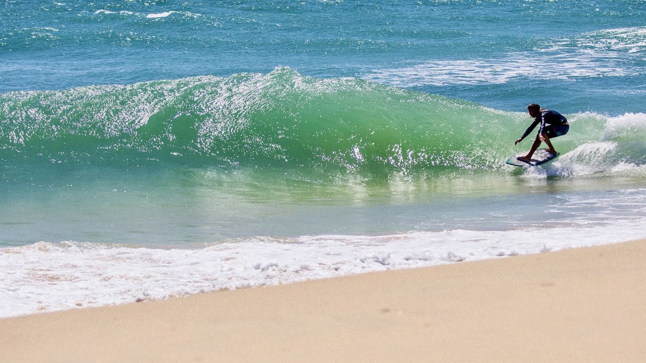 Why this wave in France is a skimboarder's dream