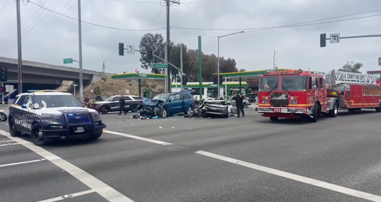 Multiple people hospitalized in deadly LA crash