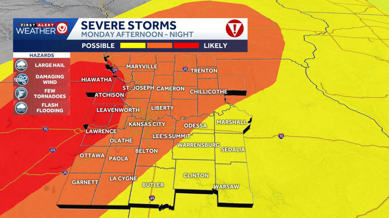 More strong to severe thunderstorms possible Sunday night; greatest ...