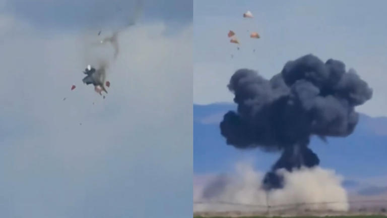 US fighter jets collide mid-air during Idaho air show