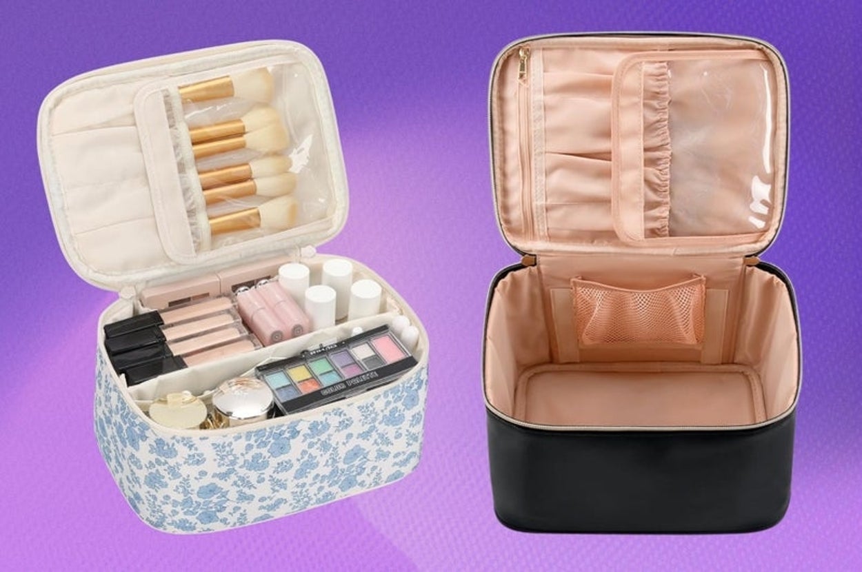 This $14 makeup organizer just solved all my small-bathroom problems