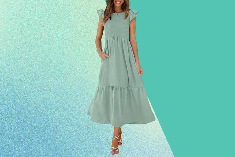 free people forever favorite maxi dress Free People Forever Time Dress Blue/Black Combo – The Wander Shop