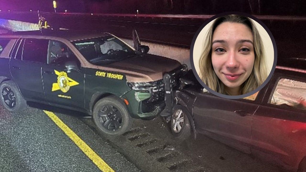 Woman arrested after driving into NH State Trooper cruiser in wrong-way ...