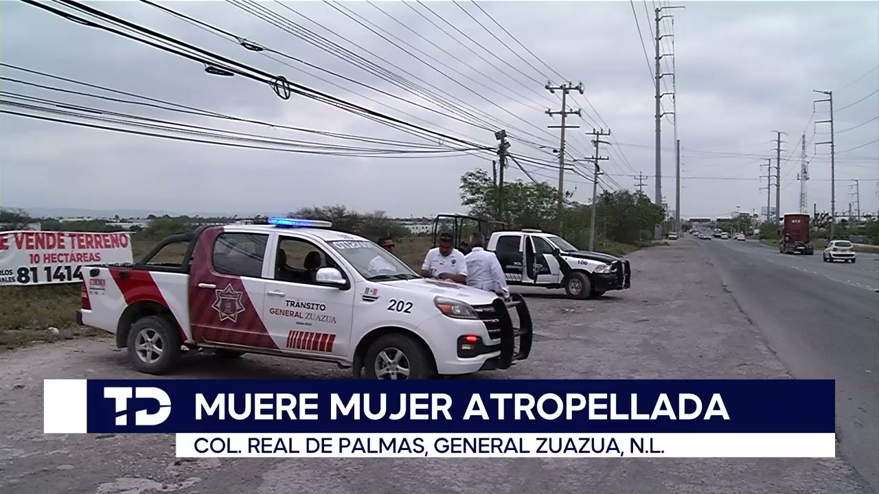 Mujer muere atropellada cuando iba rumbo a su trabajo en Zuazua, Nuevo León
